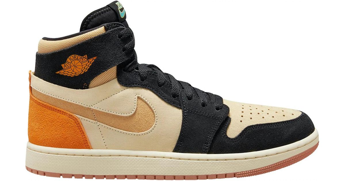 Nike Jordan 1 High Zoom Air Cmft 2 Muslin Vivid Orange in Blue for