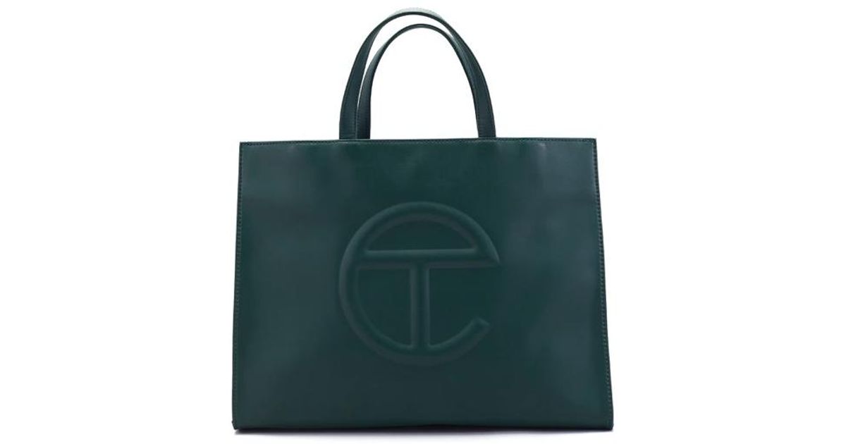 Telfar medium dark olive shopping bag sale