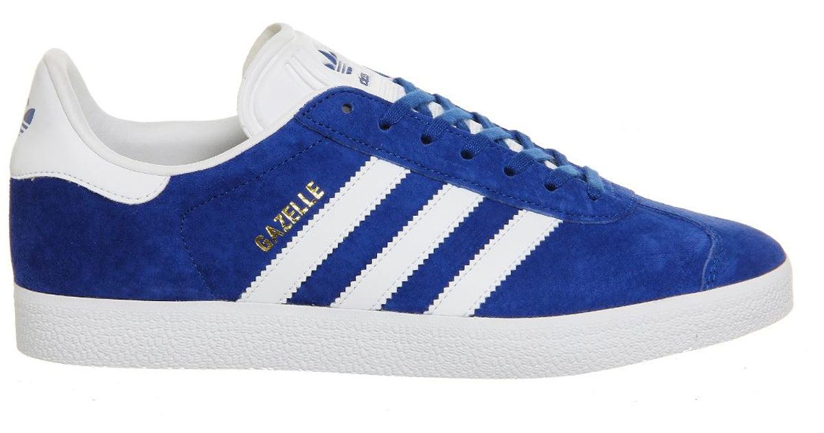 adidas Gazelle Collegiate Royal White in Blue | Lyst