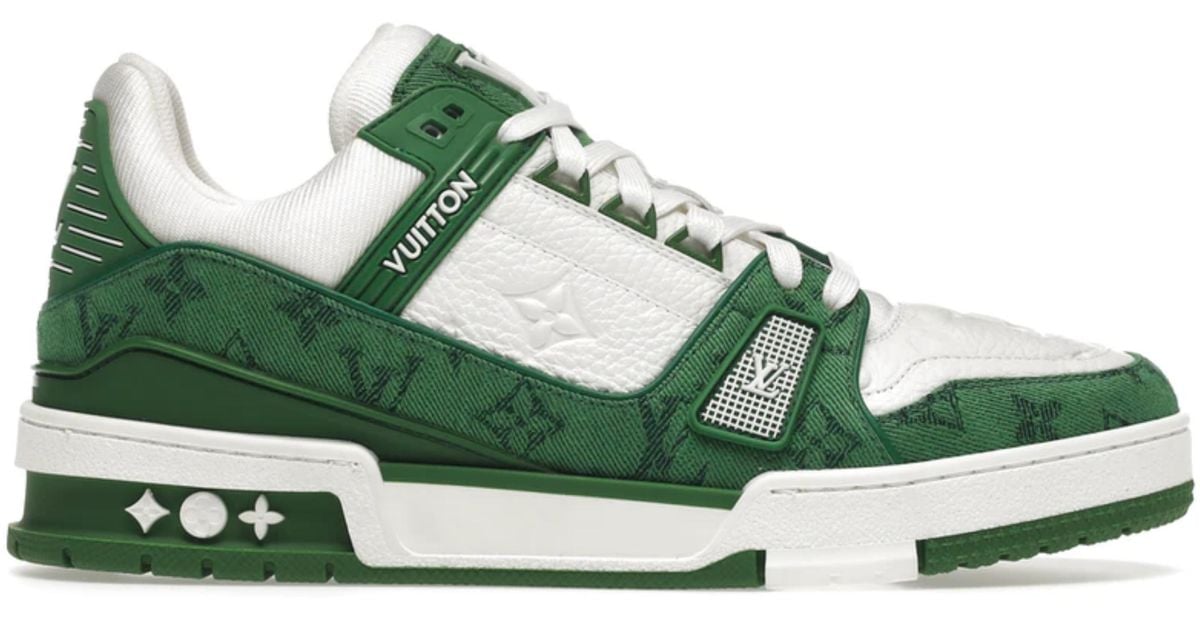 louis vuitton trainers green