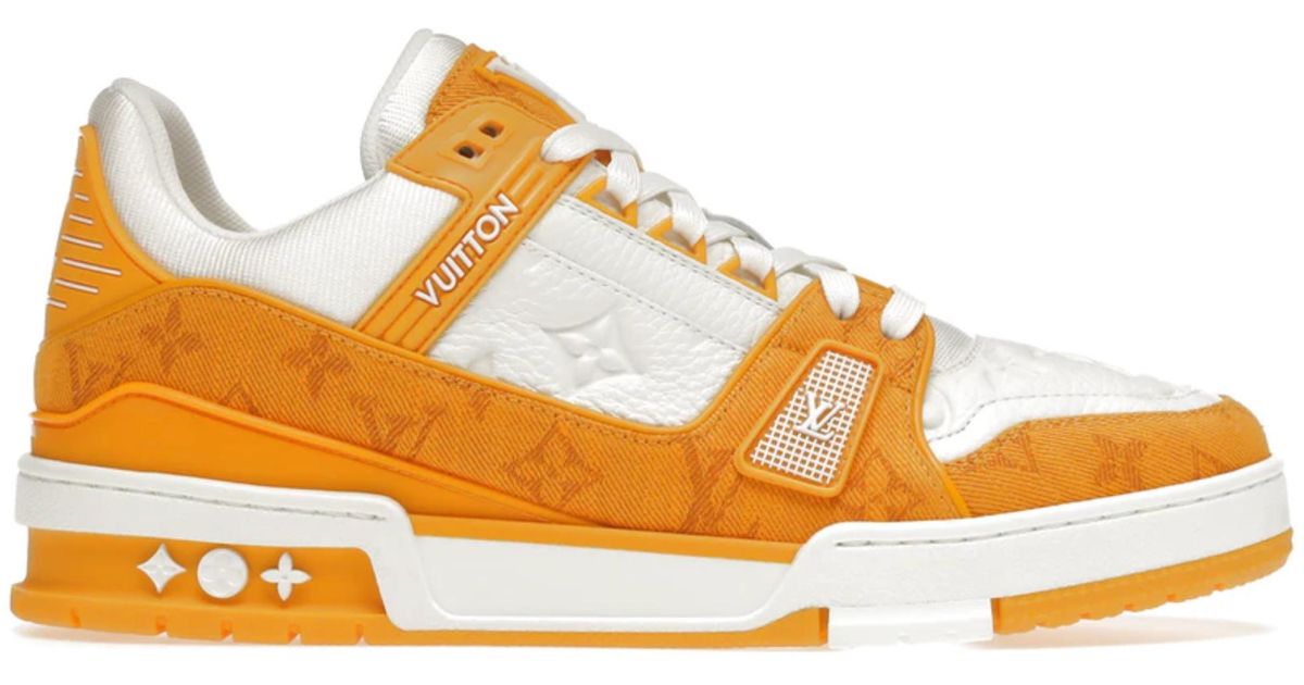 Louis Vuitton LV Trainer Sneaker in Orange