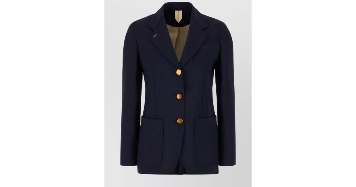 Max Mara Women Cappuccino Wool Blend Randers Blazer main image 1