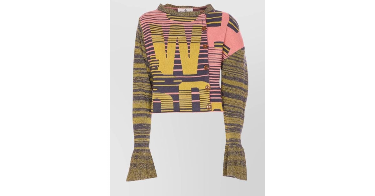 Vivienne Westwood Cropped Knitwear Embroidered Detail Lyst UK