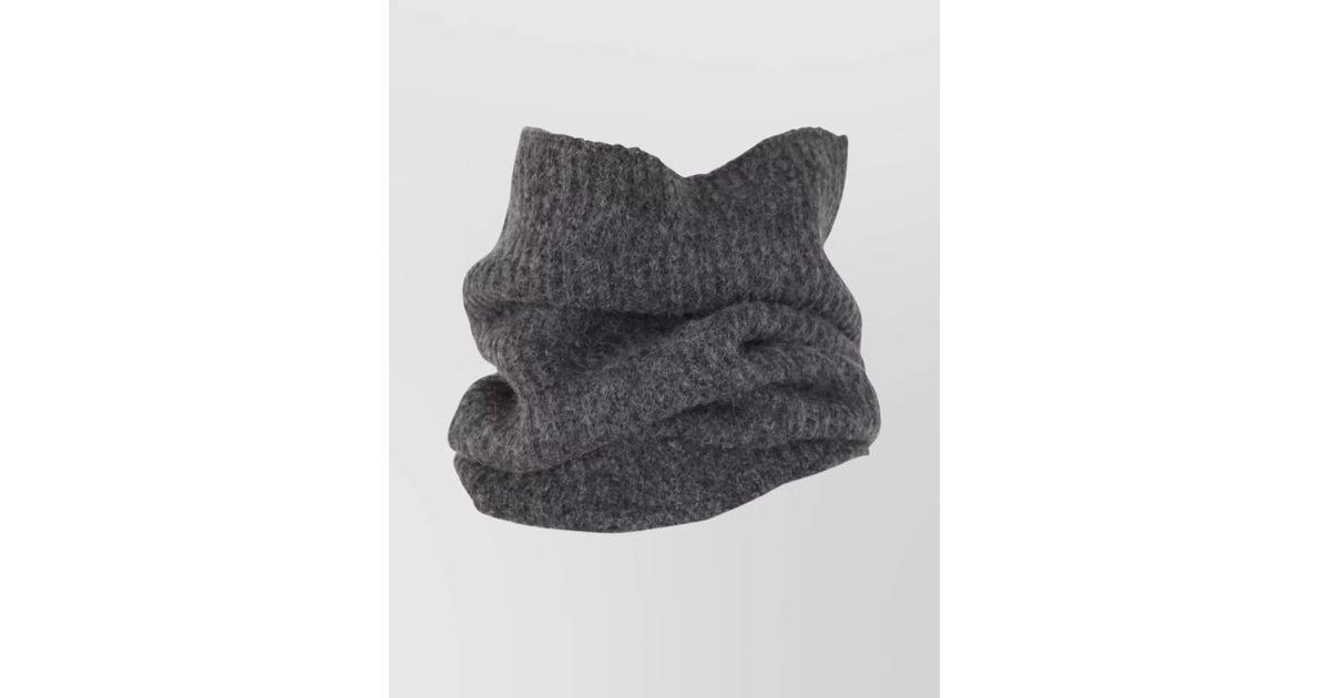 Filippa K Knitted Snood in Gray | Lyst