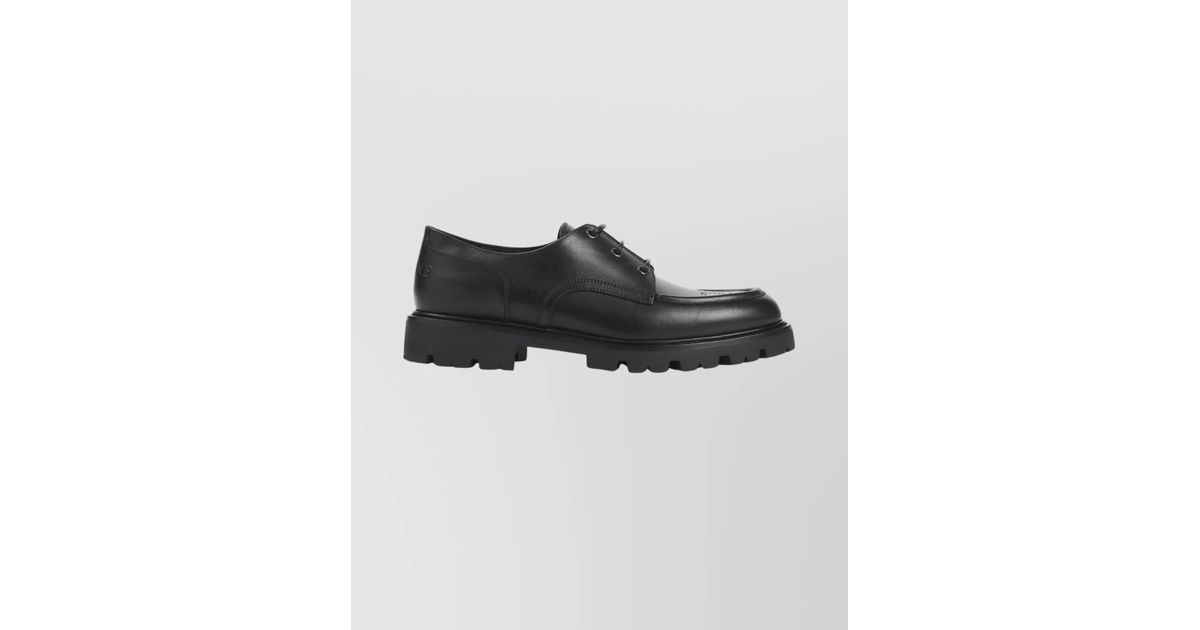 Celine Leather Derby Shoes in Black for Men | Lyst