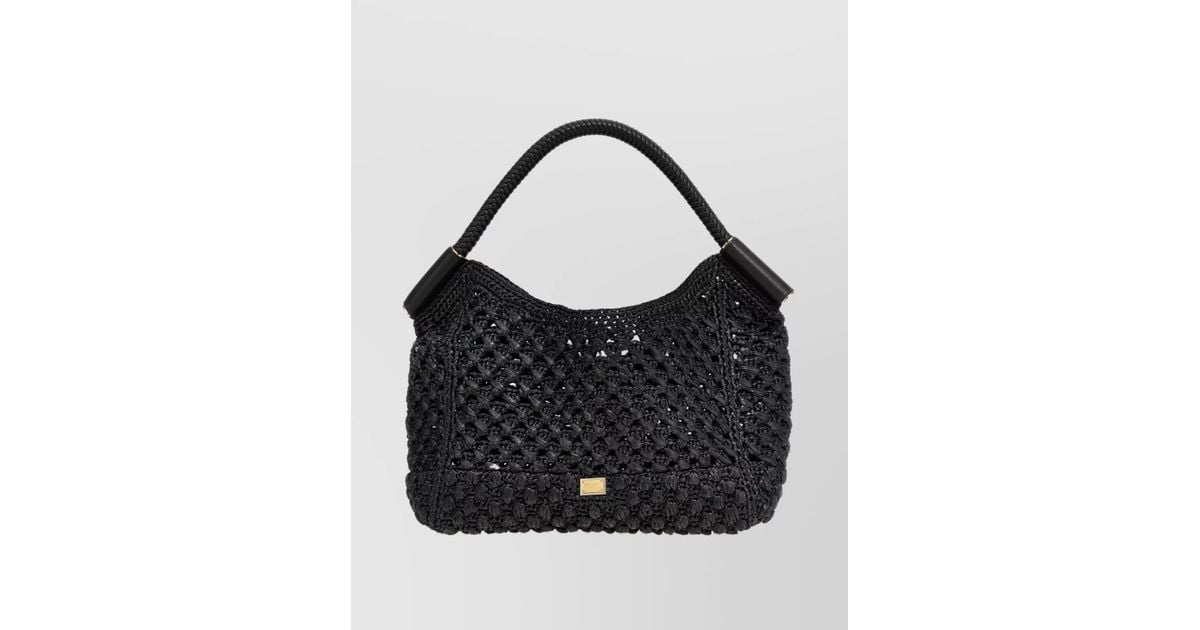 DSGUTWO Large Woven Neoprene Tote Bag For Women - Braided Handle Shopper With Matching Clutch, Beach & Work Bag - View #7