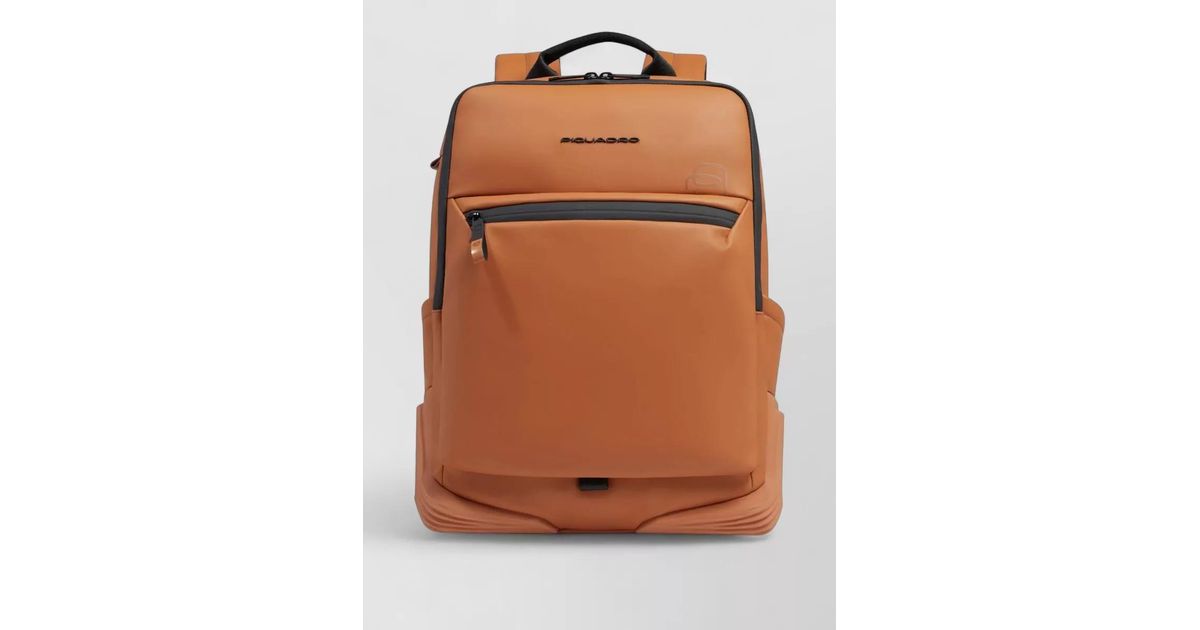 Piquadro Laptop Backpack 156 Inch Front Pocket in Brown | Lyst