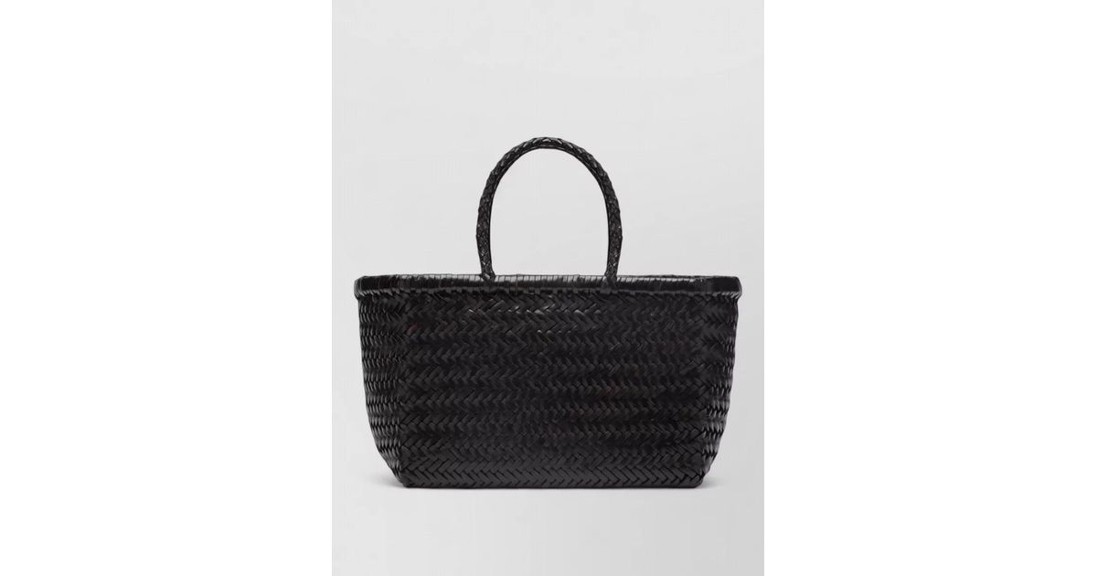 Dragon Diffusion Large Tote Bag Woven Design Handles in Black | Lyst UK