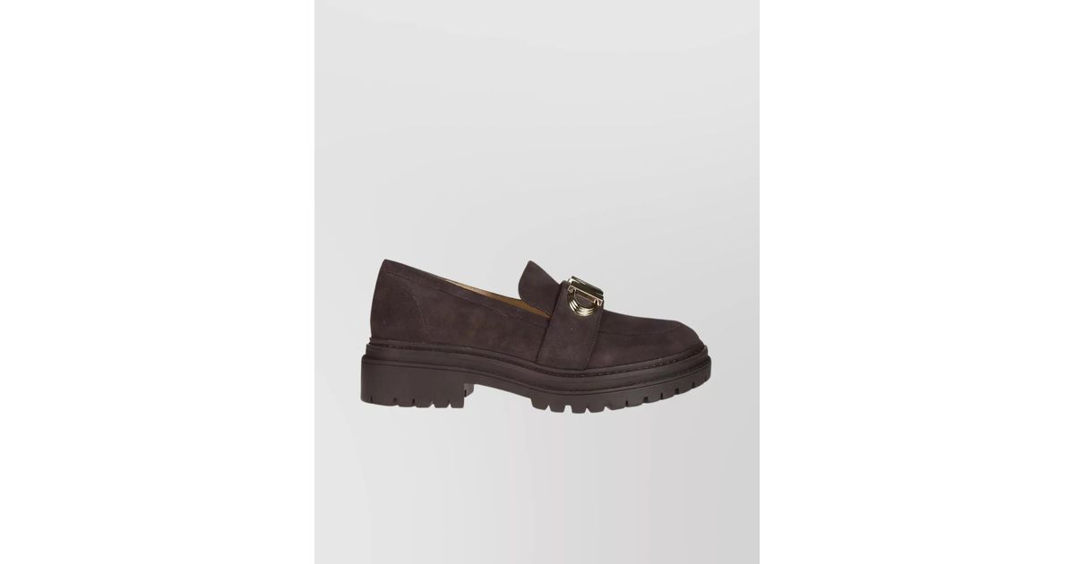 michael kors suede loafers