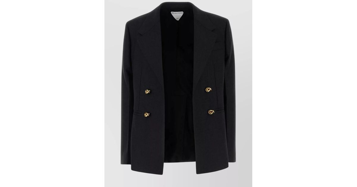 Bottega Veneta Women's Wool Blazer Black