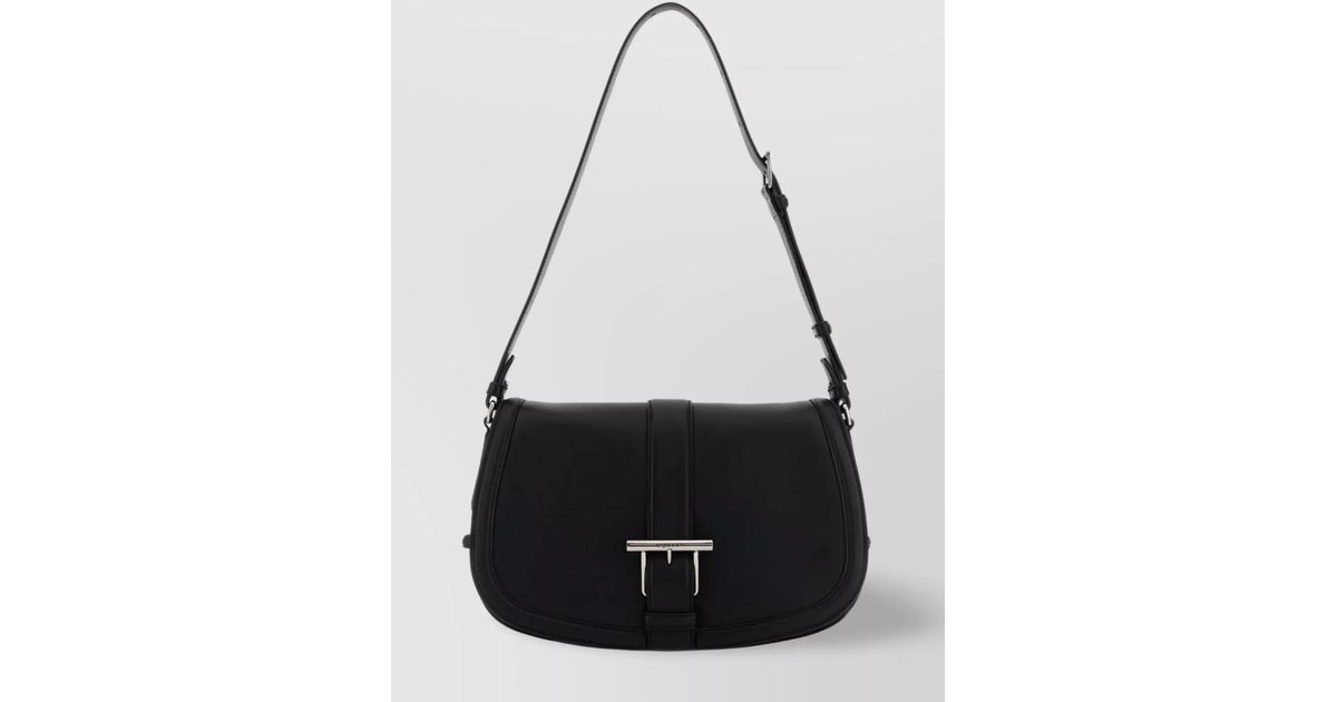 ショルダーバッグ・ポシェット ALEXANDER MCQUEEN BLACK LEATHER LARGE SATCHEL CROSSBODY BAG Alexander Mcqueen Alexander Mc Queen Satchel Black Leather