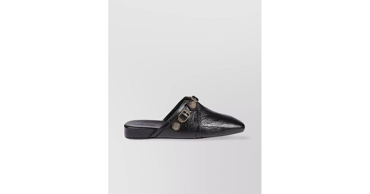 BALENCIAGA 25S SLIPPERS IN BLUE FAUX SHEARLING main image 1