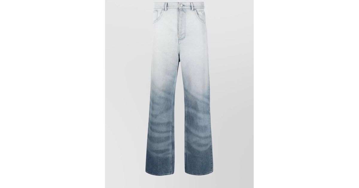 BOTTER Crystal Embellished Wide Leg Jeans in Blue for Men | Lyst UK