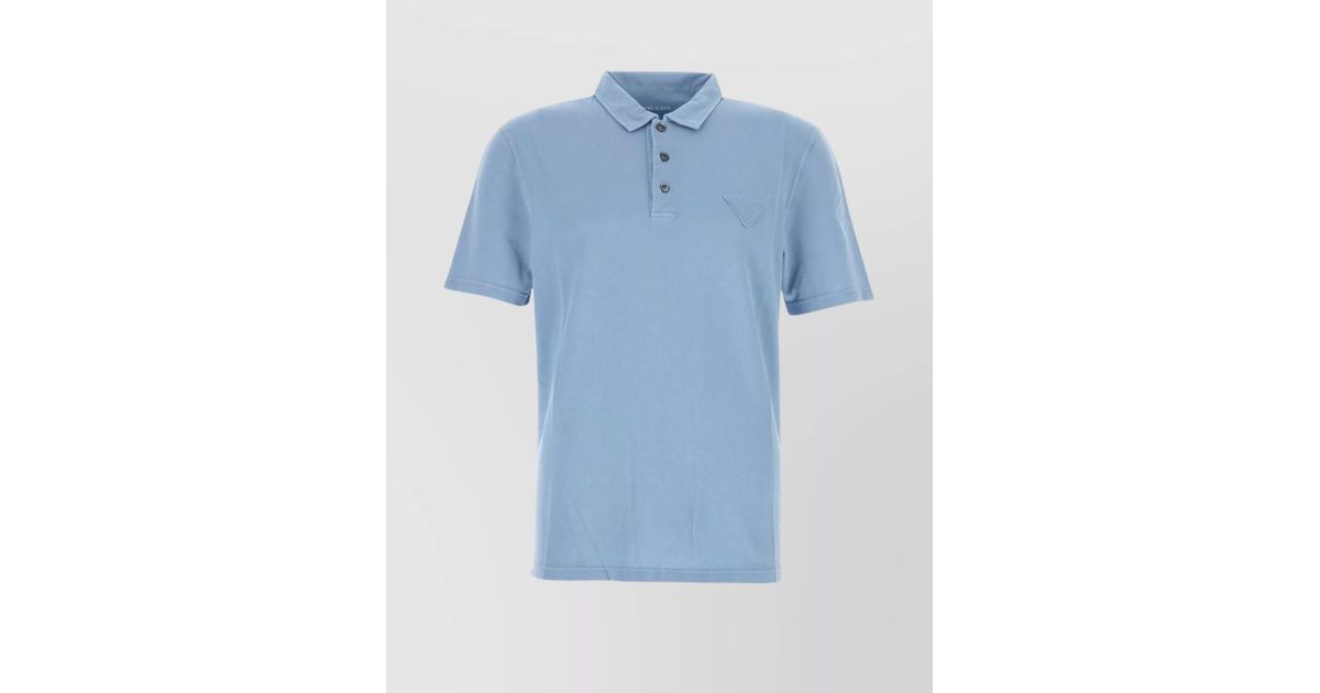 PRADA｜SHORT-SLEEVED PIQUE/COLLAR (UJN917 1YR4 F0002) PRADA｜SHORT-SLEEVED PIQUE/COLLAR (UJN917 1YR4 F0002) (PRADA