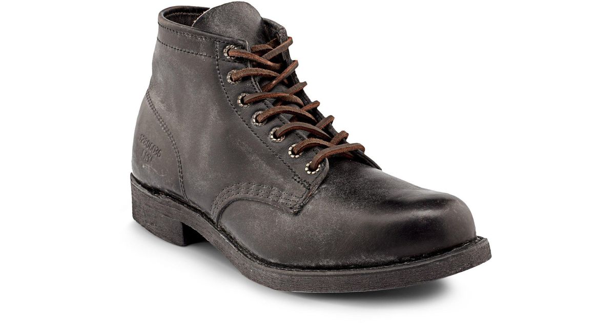 Frye Prison Boot in Black for Men Lyst