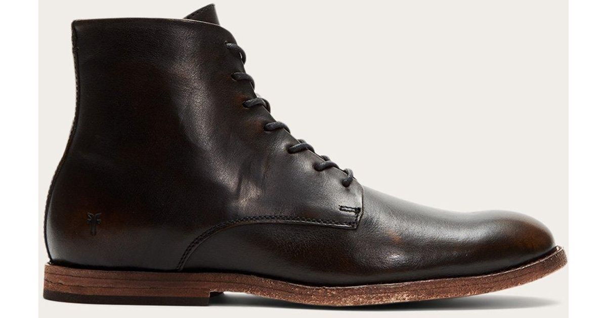 frye harrison lace up