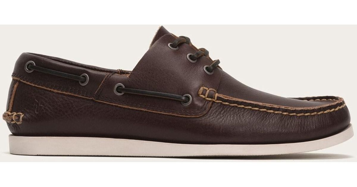 frye boat shoes mens