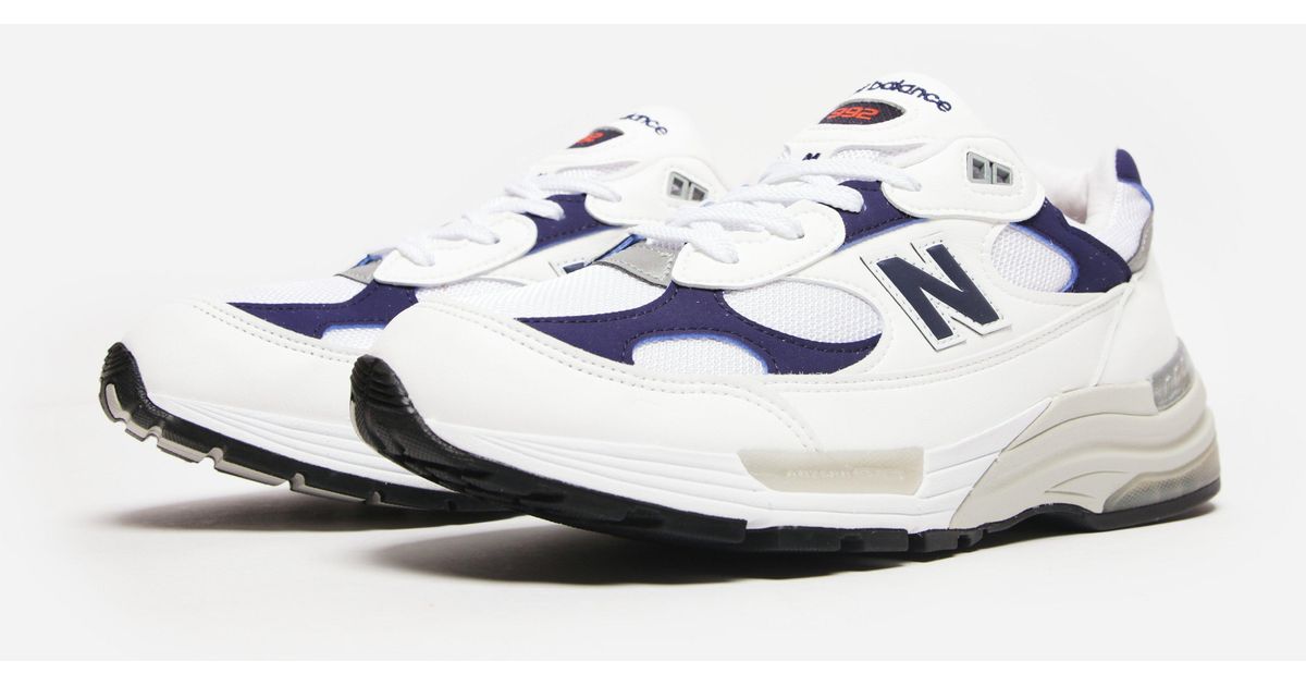 New Balance Leather 992 'made In Usa' for Men | Lyst UK