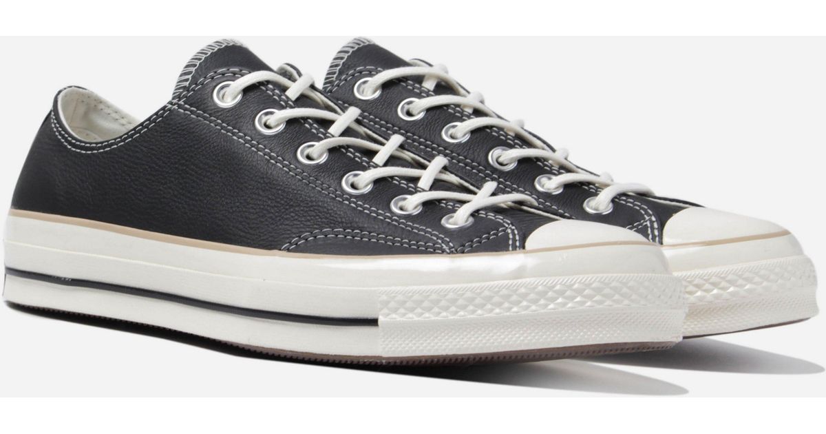 chuck 70 ox leather sneakers