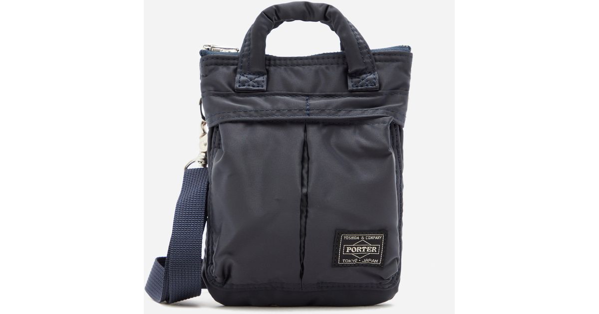 PorterYoshida and Co Howl Mini Helmet Bag in Black for Men Lyst UK