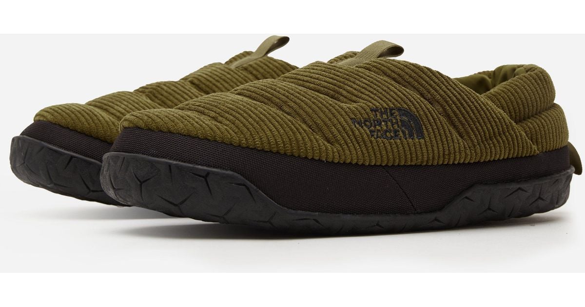 The North Face Nuptse Corduroy Street Mule in Green for Men | Lyst