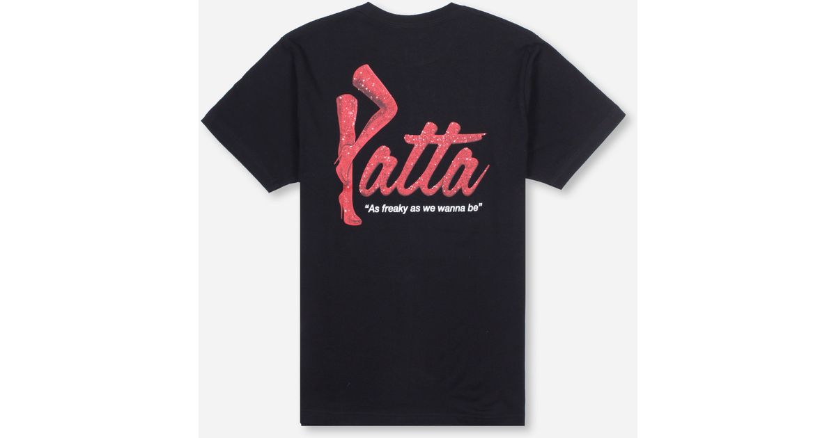 PATTA Freaky Logo T-shirt in Black for 