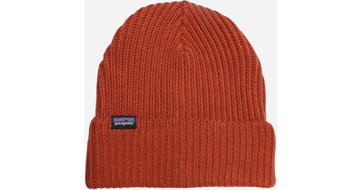 Patagonia orange beanie clearance