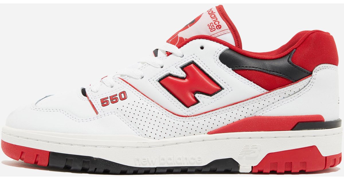 New Balance 550 in White/Red (Red) for Men | Lyst Australia