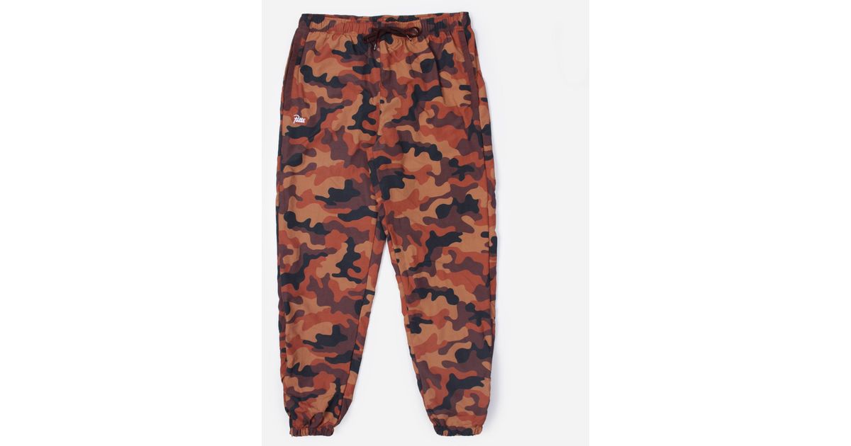 PATTA Synthetic Nylon Camo Track Pants 