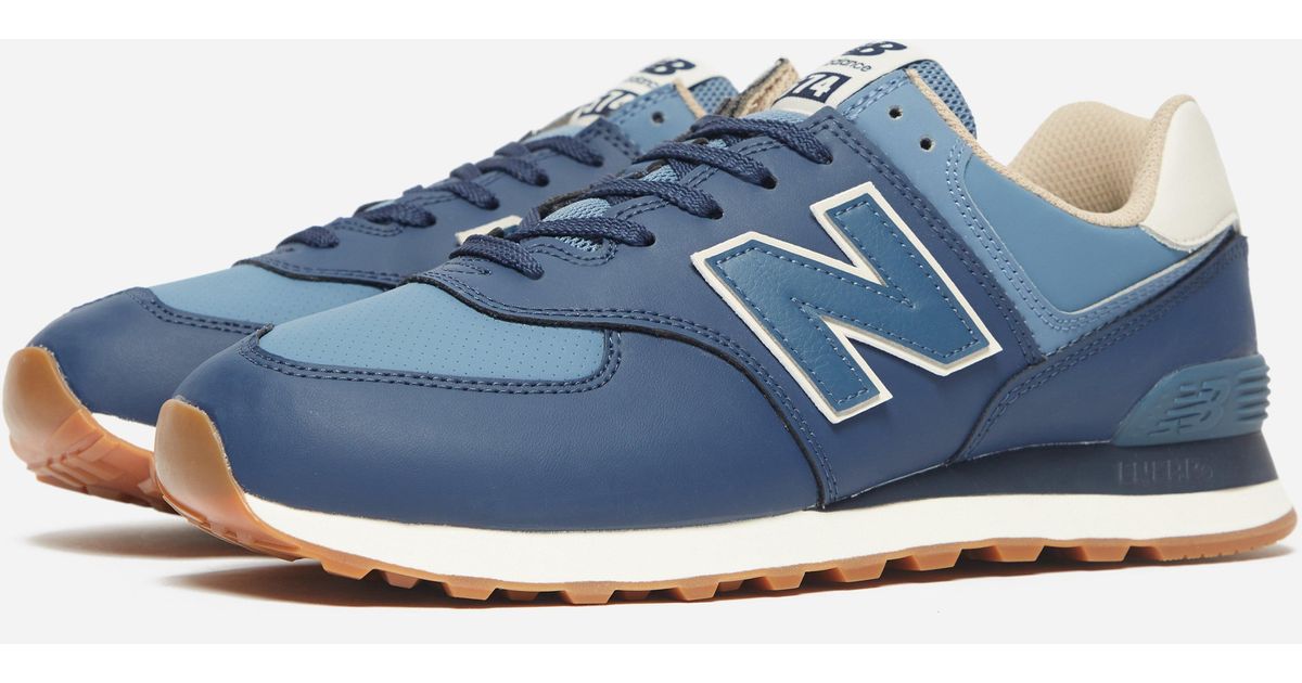 New Balance Synthetic 574 Vegan in Blue for Men Lyst