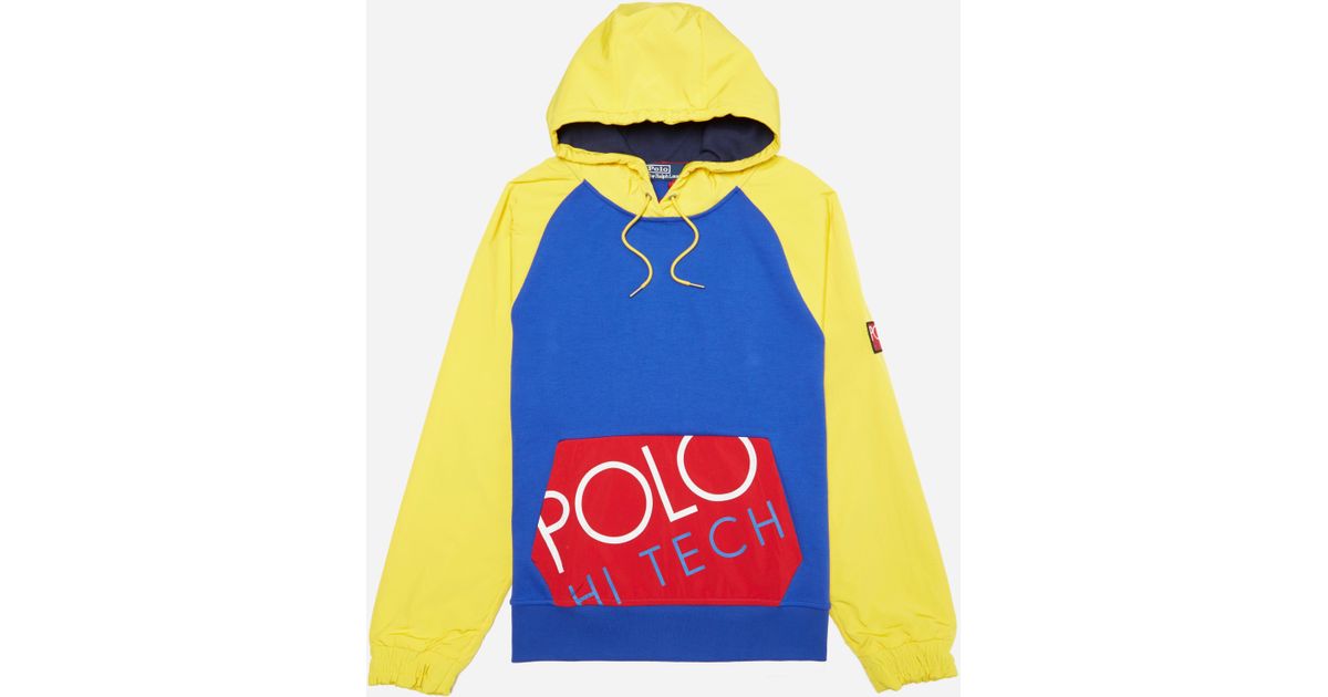 polo ralph lauren hi tech hybrid hoodie