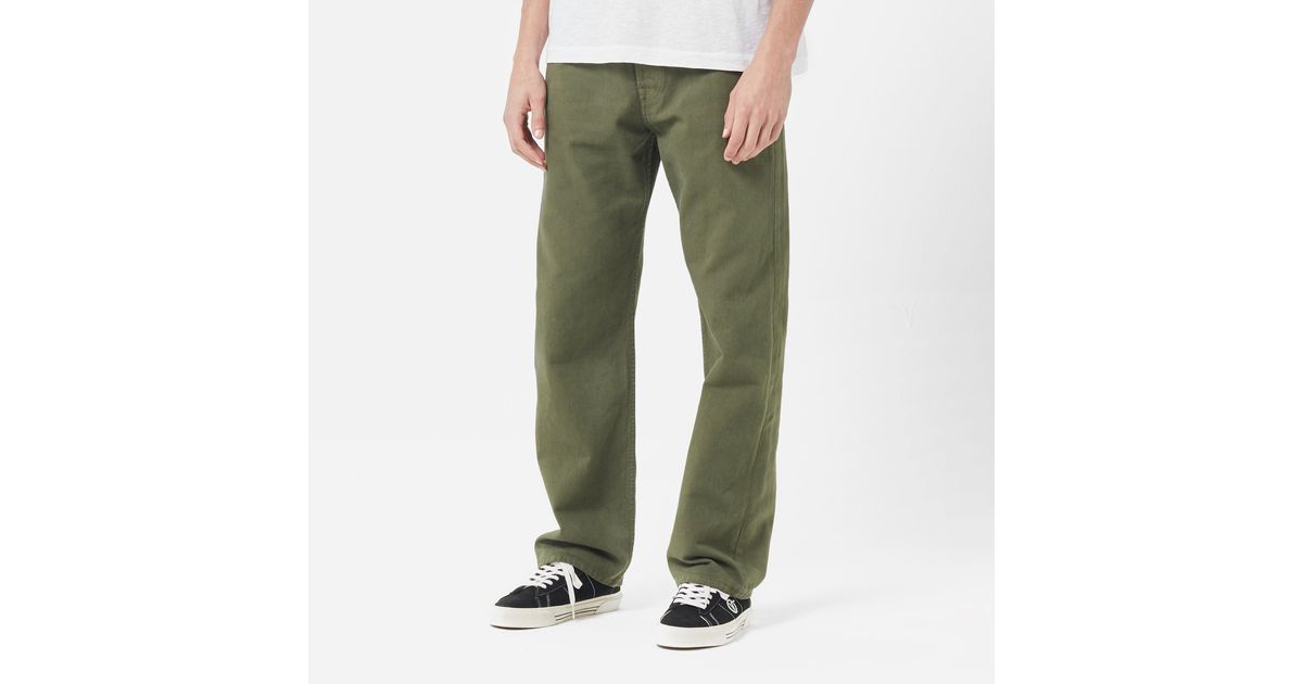 YMC Papa Organic Twill Jean in Green 