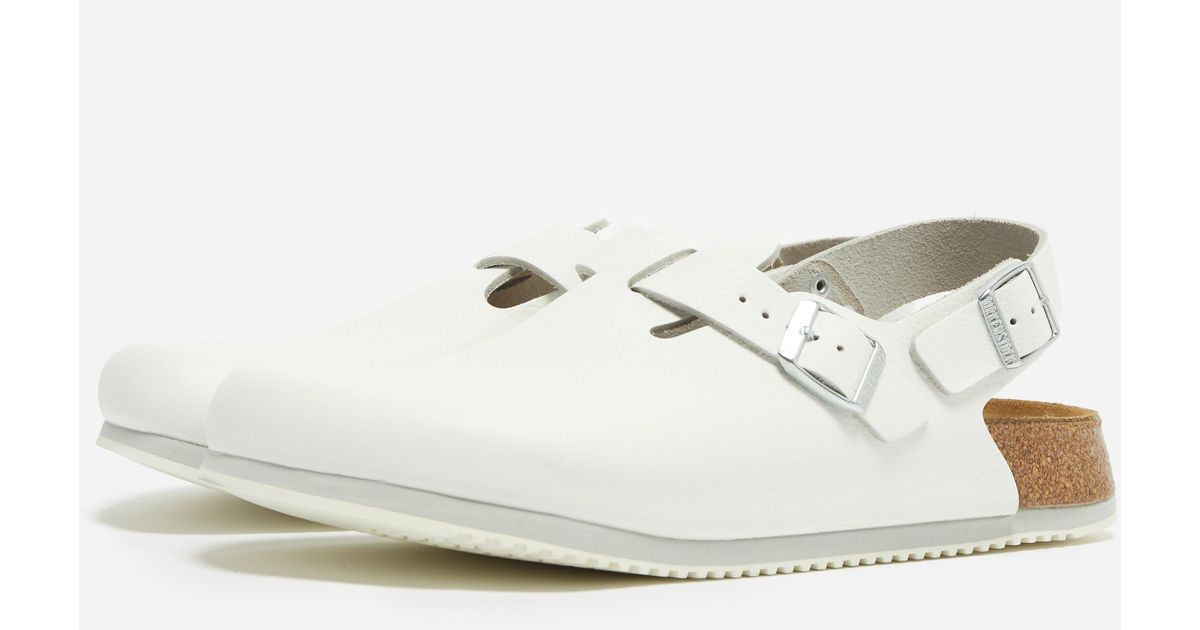 Birkenstock Tokio Super Grip Leather in White for Men | Lyst UK