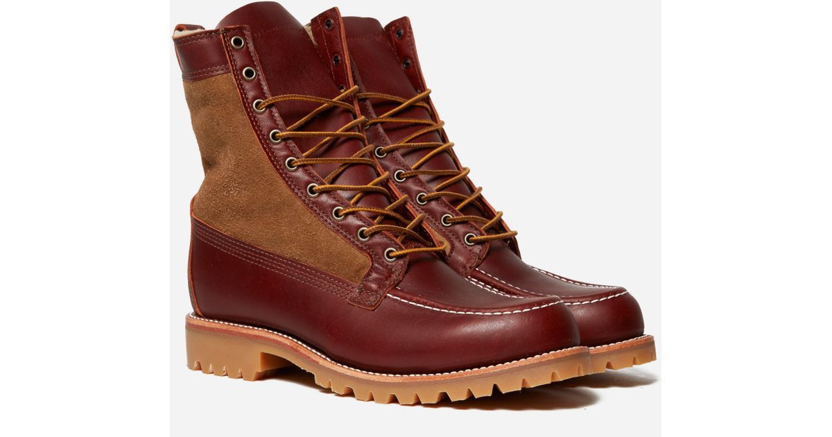 chippewa shearling boots