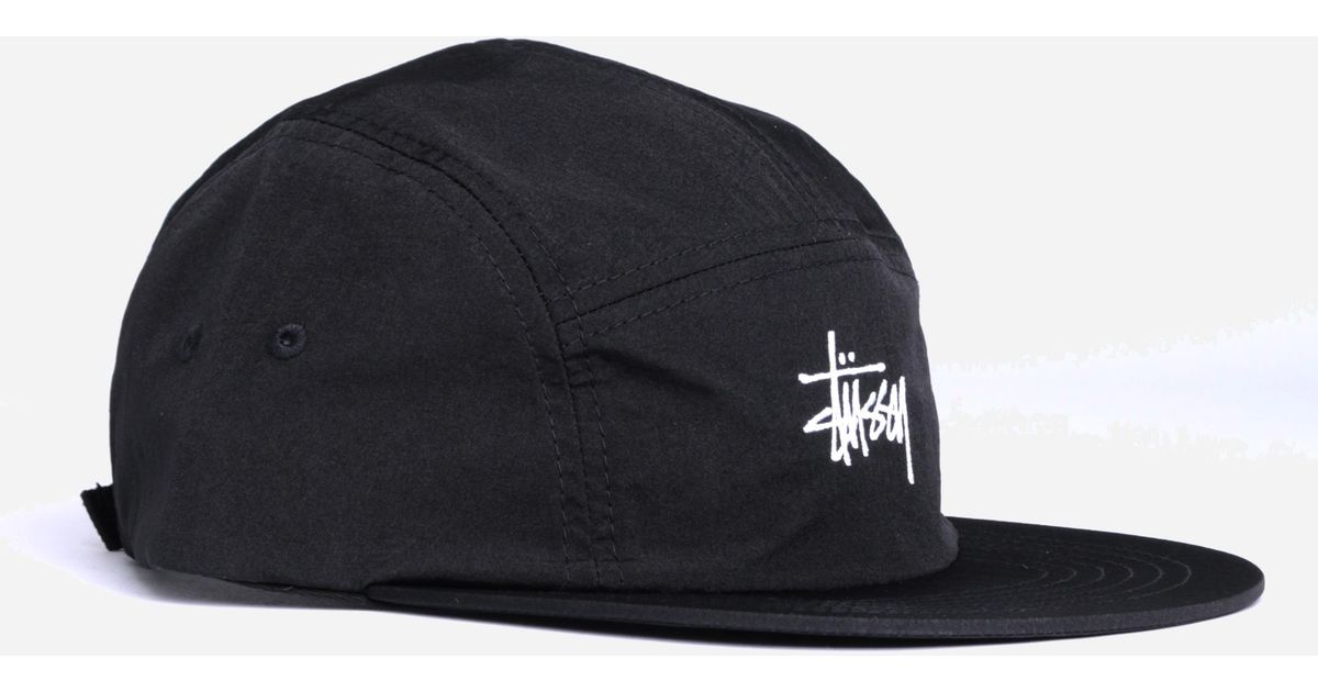 Stussy Basic Stock Camp Cap in Blue for 
