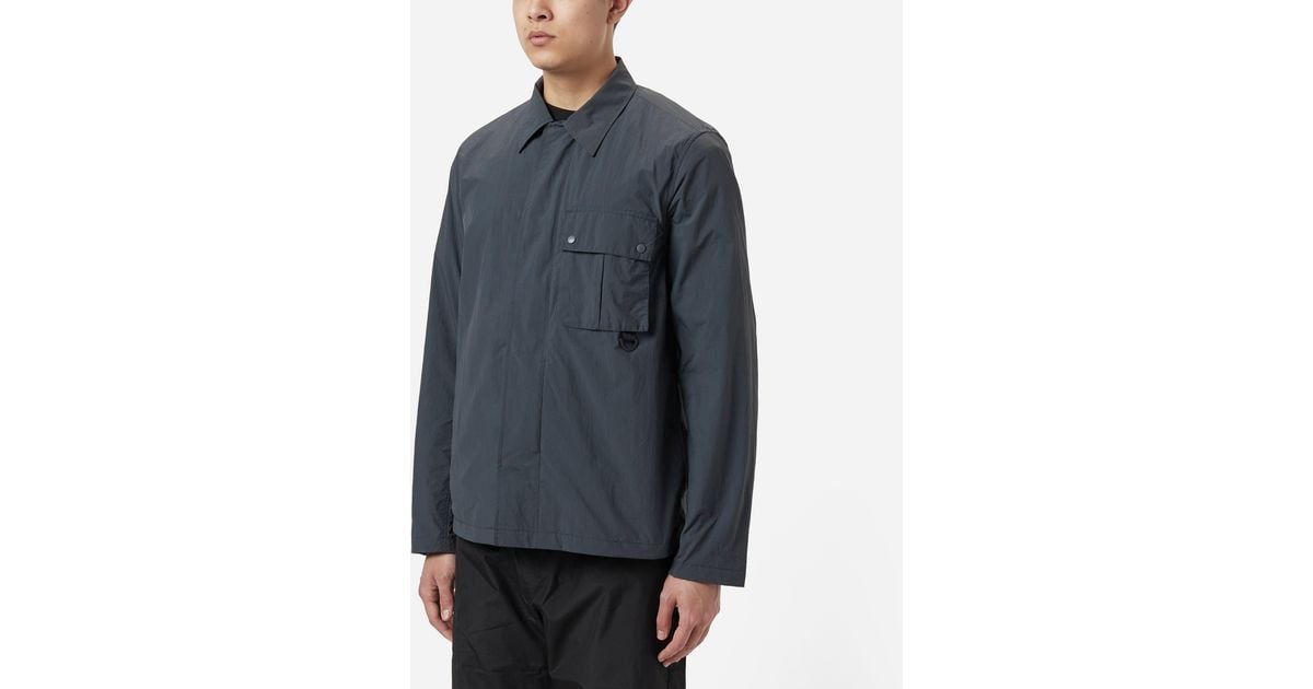 Norse Projects Cotton Jens Overshirt in Grey/Grey (Grey) for Men | Lyst ...