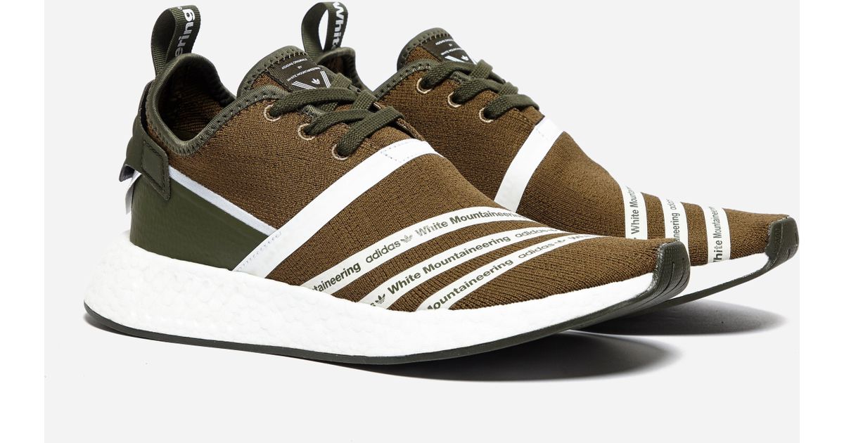 white mountaineering nmd r2 olive