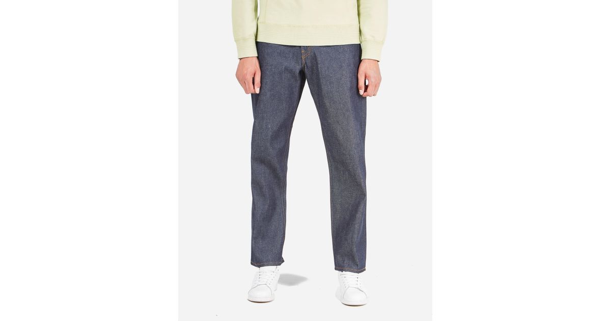 Orslow 101 Dad Rigid Denim in Blue for 