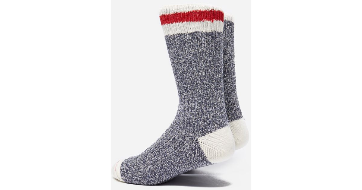 Beams Plus Cotton Ragg Socks in Blue for Men Lyst