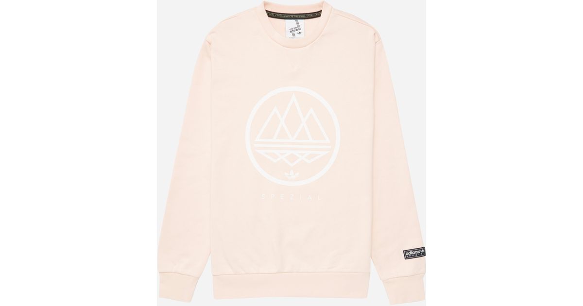 adidas originals x spezial mod trefoil crew neck sweatshirt