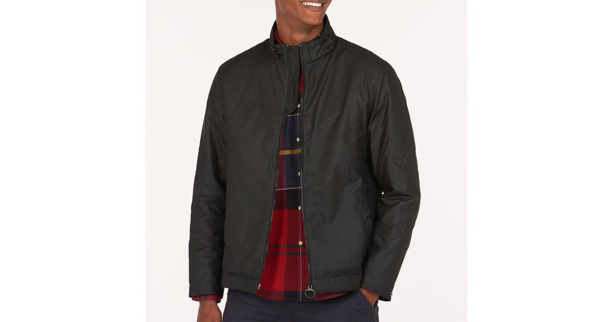 Barbour Barnby Wax Jacket in Black for Men | Lyst