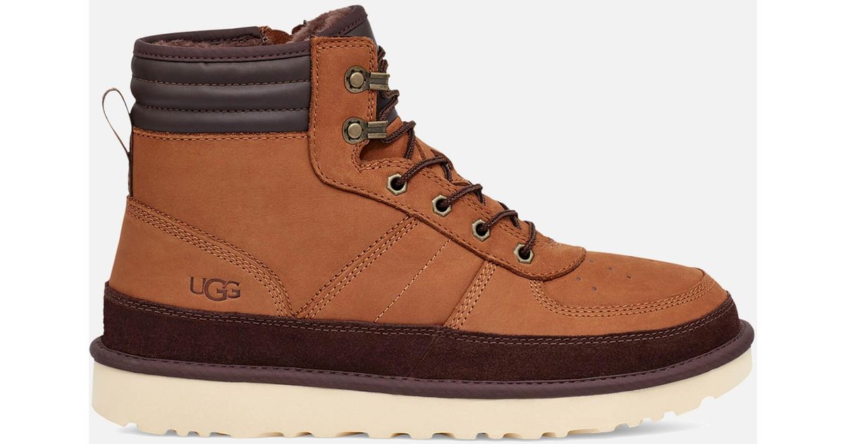 UGG Wool Highland Sport Ez Nubuck Lace Up Boots in Tan (Brown) for Men |  Lyst