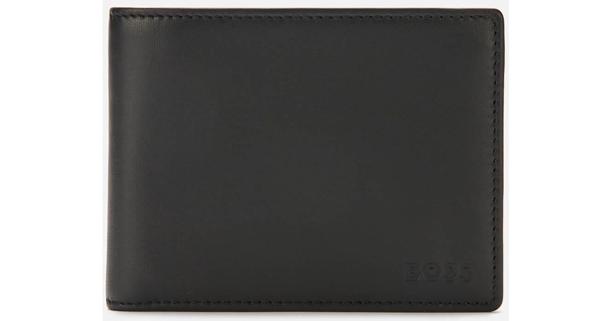 BOSS by HUGO BOSS Arezzo Bifold Wallet in Black for Men | Lyst