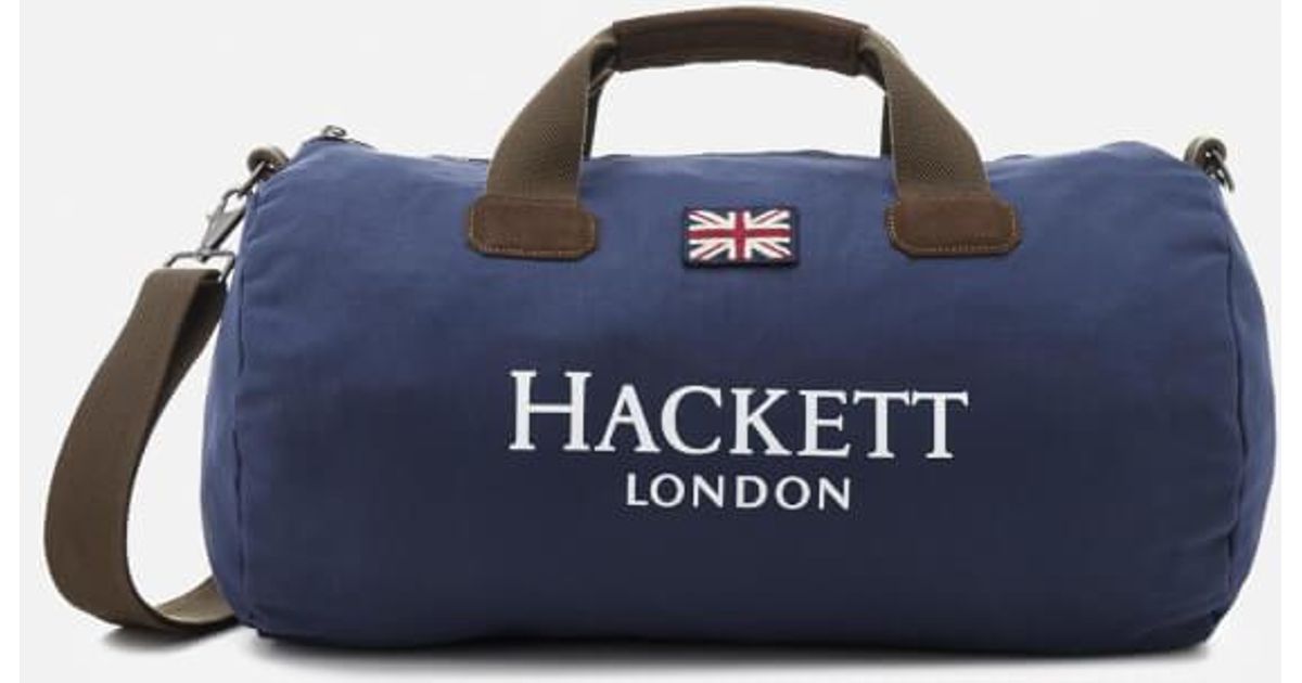 Hackett Print Duffle Bag in Blue for Men Lyst Canada