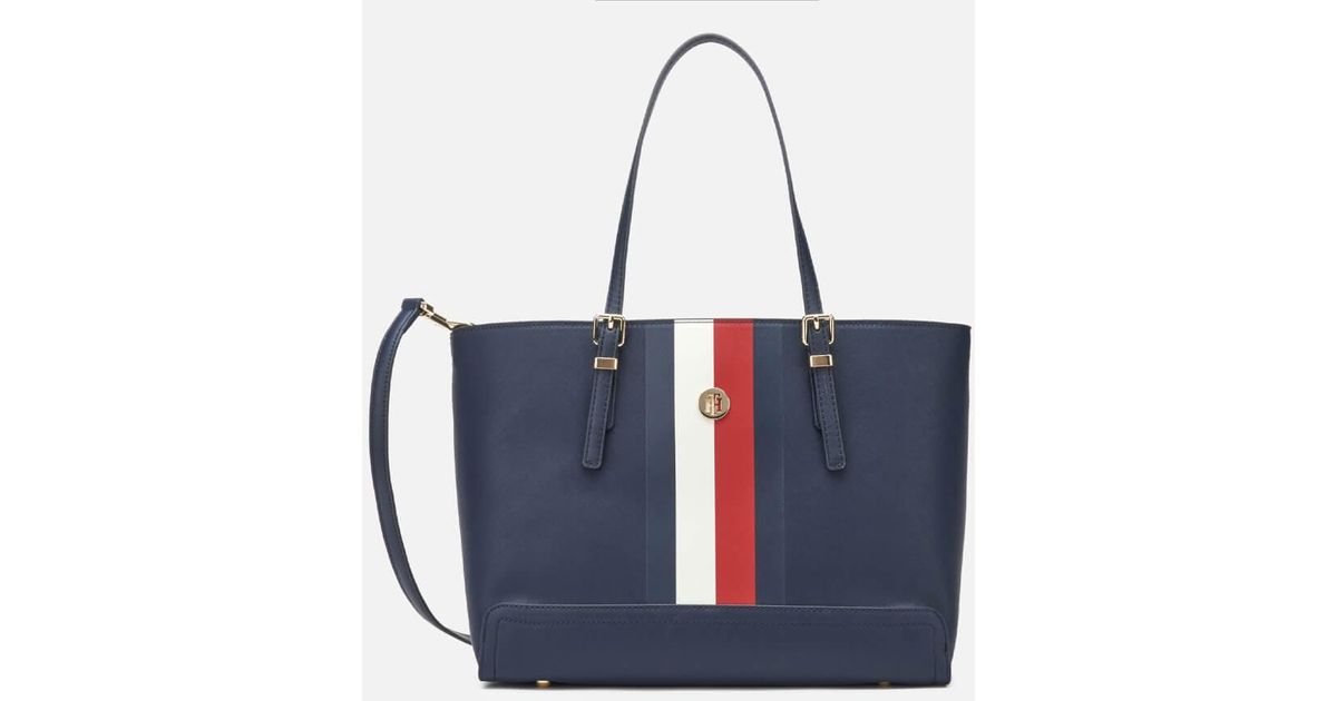 tommy hilfiger honey medium tote bag