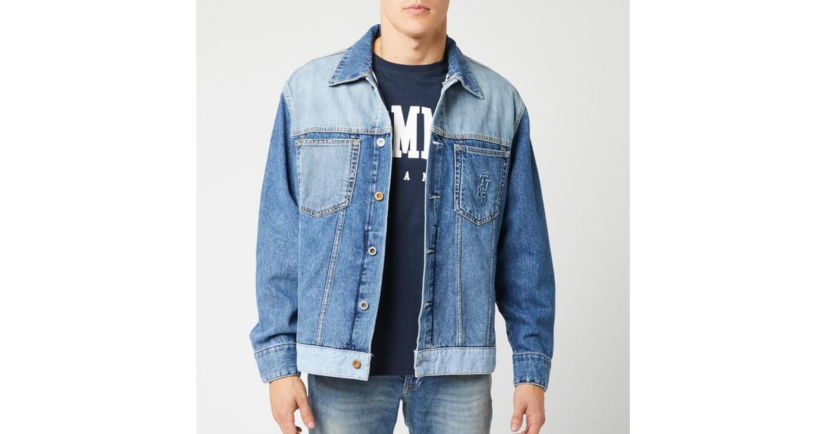 tommy jeans oversized trucker jacket