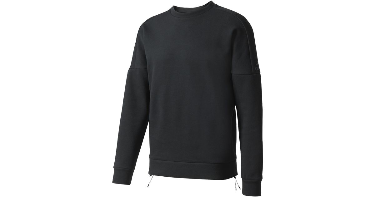 Adidas Cotton Zne Crew Sweatshirt In Black For Men Lyst Adidas Cotton Zne Crew Sweatshirt In Black For Men Lyst