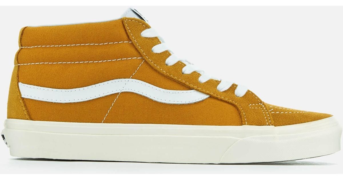 vans sk8 mid yellow