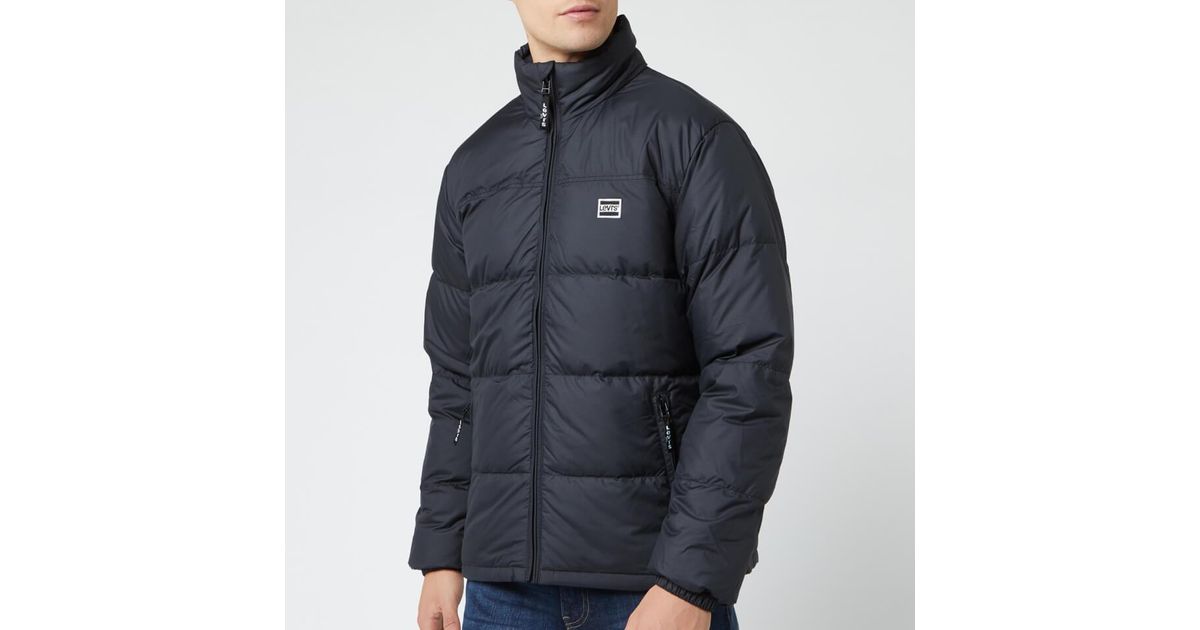 Levi's Synthetic Coit Down Puffer Jacket in Black for Men | Lyst Australia