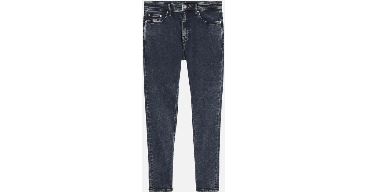 Tommy Hilfiger Denim Finley Super Skinny Jeans in Black for Men | Lyst